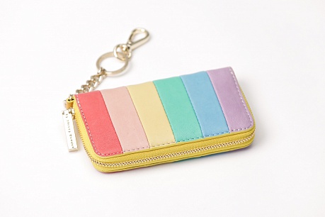 Кошелек Alice + Olivia Avril Rainbow Leather Small Wallet
